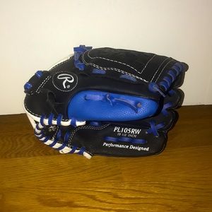 Brand new Rawlings baseball glove blue and black